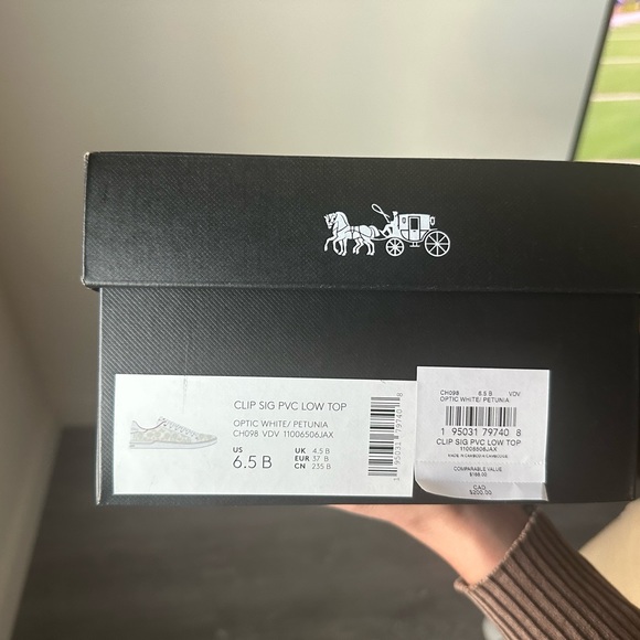 Coach X Mint + Serf Clip Low Top Sneaker In Signature Canvas size 6.5 women - Picture 15 of 16